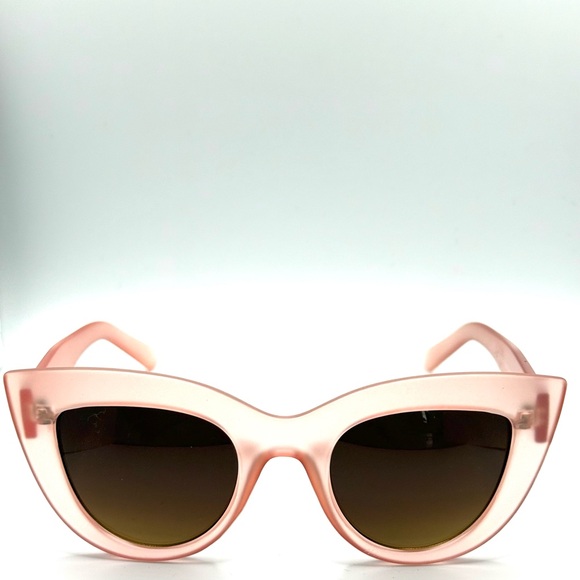 Accessories - Blush Pink Cat-Eye Sunglasses